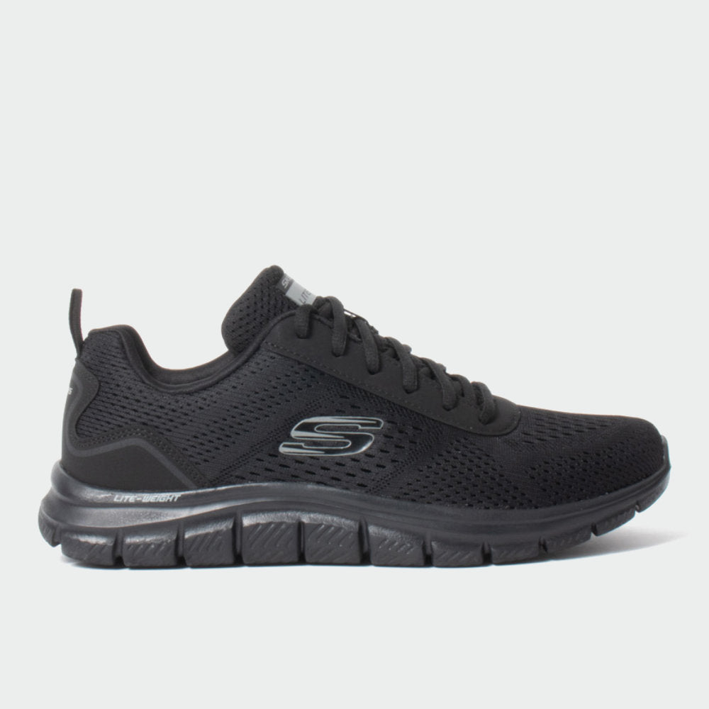 Skechers Mens Track Sneakers Black