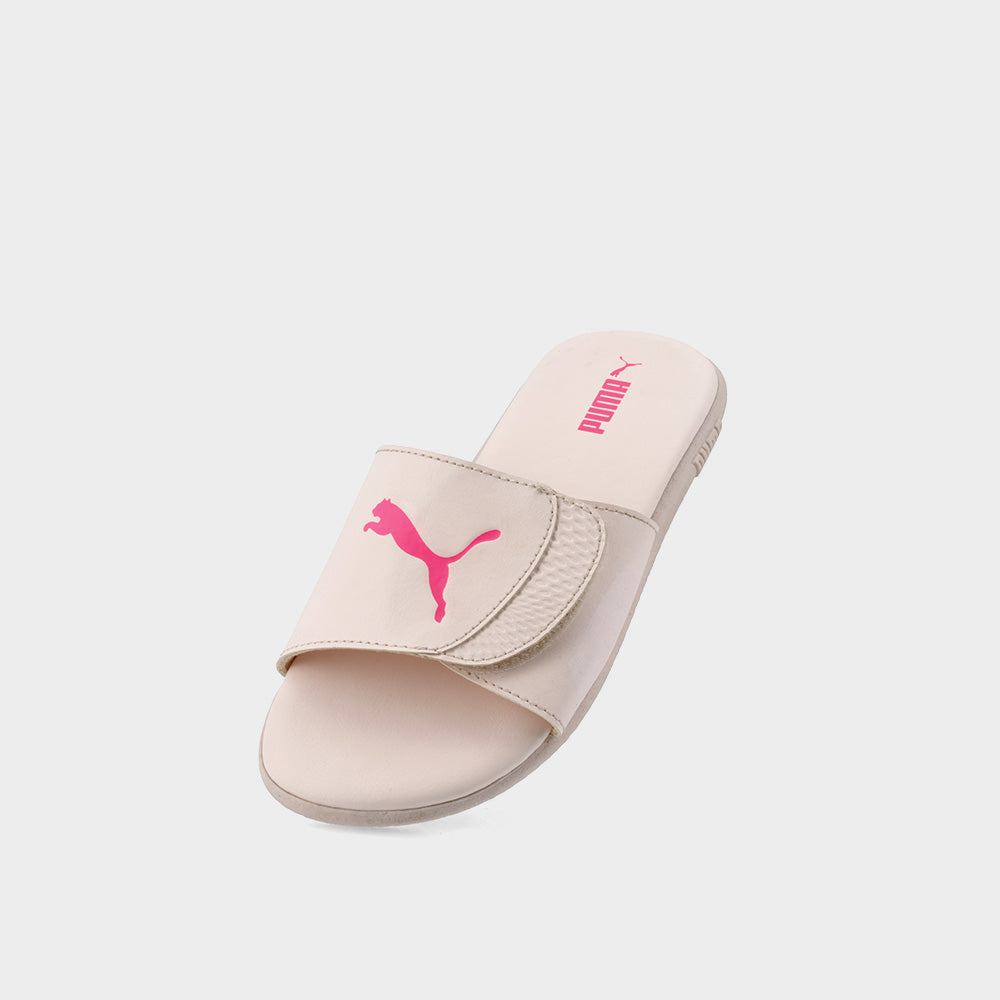 Puma Kids Sporty Velcro Slides Pink - Main Image