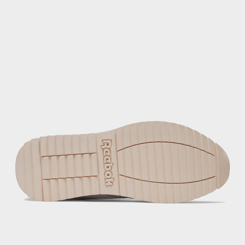 Reebok Womens Glide Ripple Double Sneakers White