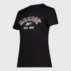 Reebok Womens Elevated Varsity Boxy Tee Black