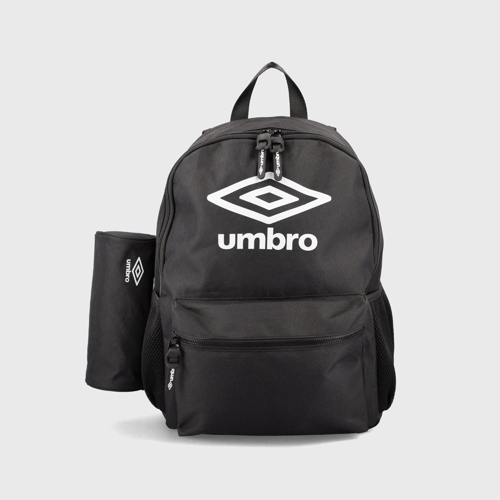 Umbro Unisex Back To School Backpack Set Black