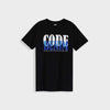 Code Mens Serif Overlap Graphic Tee Black