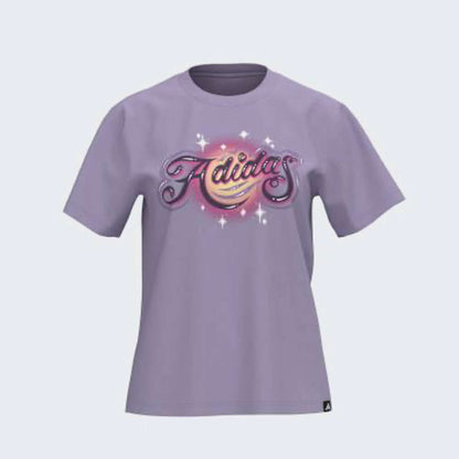 Adidas Womens Airbrush Tee Purple