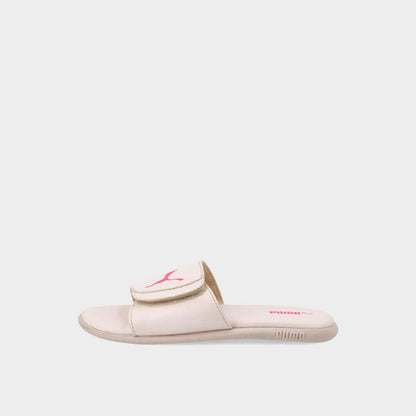 Puma Girls Sporty Velcro Slides Pink