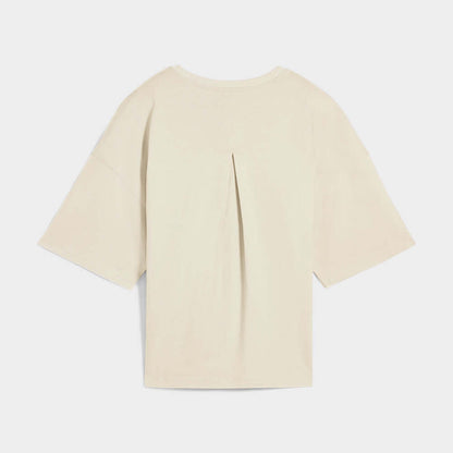 Puma Womens Her Oversized Tee Beige