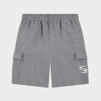 Nike Mens French Terry Cargo Short Grey