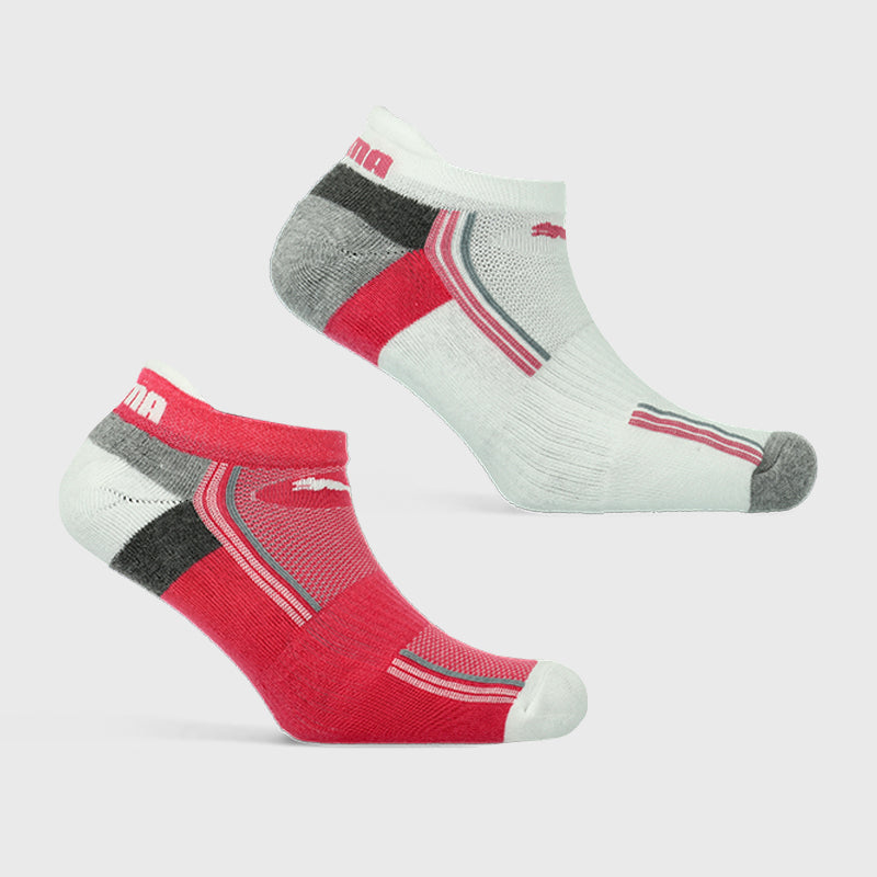 Puma Unisex 2 Pack Essential Hidden Anklet Socks Multi