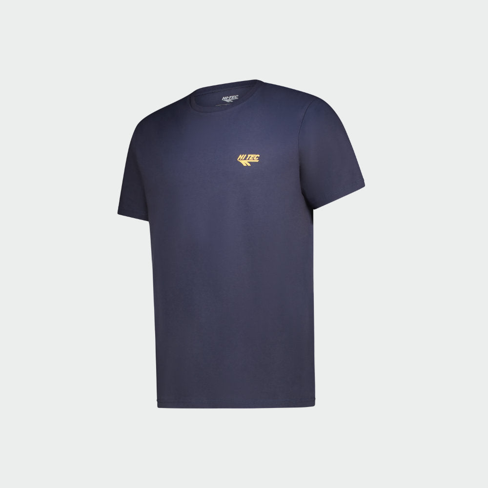 Hi-Tec Mens Basic Logo Tee Blue