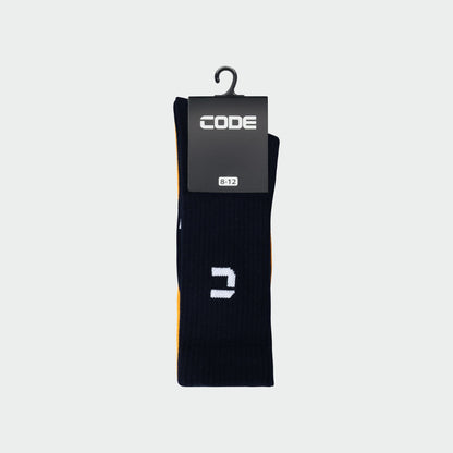 Code 3 pack socks Yellow