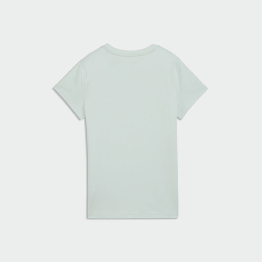 Puma Womens Essential Script Tee Green