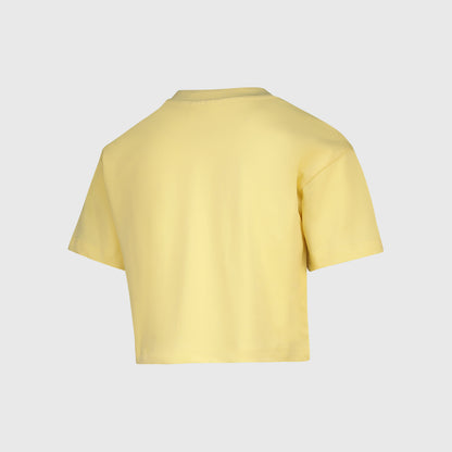 Umbro Girls Mivuyo Boxy Tee Yellow