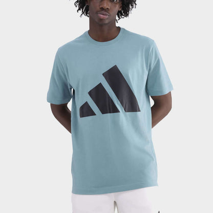 ADIDAS MENS Big Logo Tee GREEN