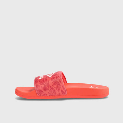 Umbro Womens Printed Slides Pink