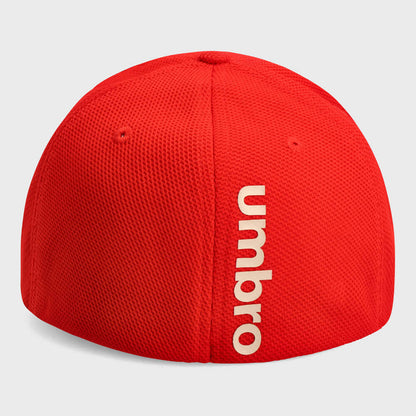 Umbro Fitted Peak Cap Red