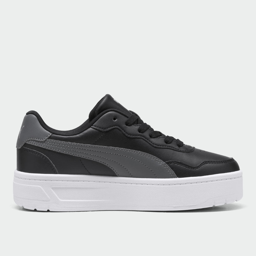 Puma Womens Court Lally Skye Feline Sneakers Black