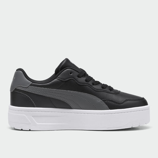Puma Womens Court Lally Skye Feline Sneakers Black