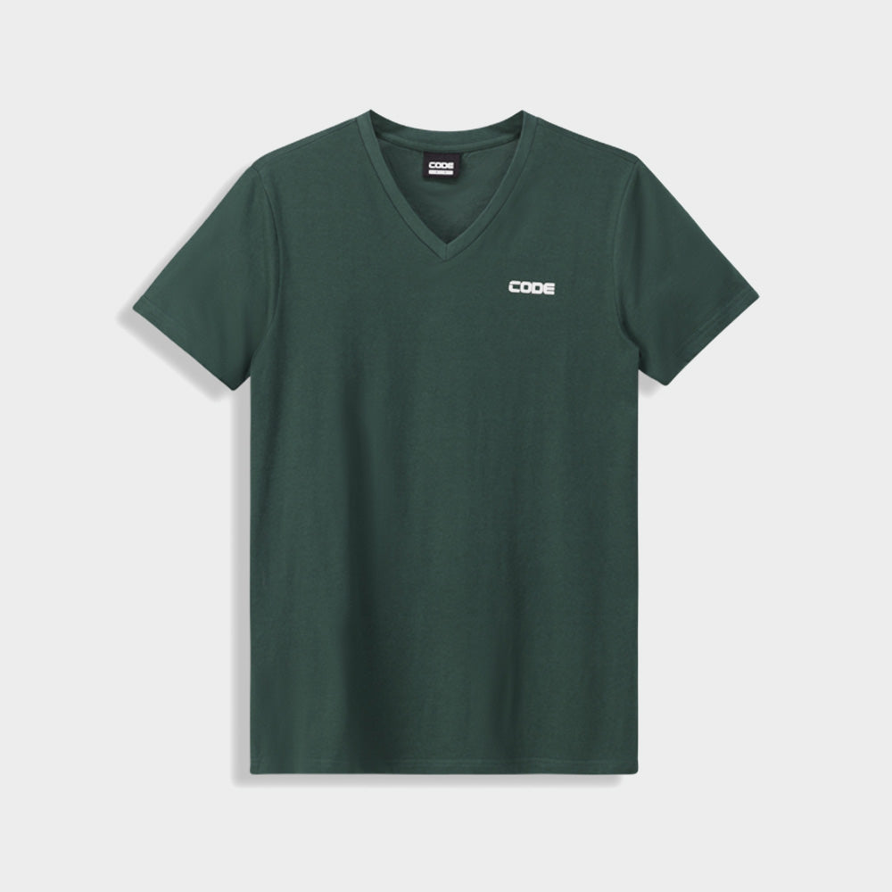 Code Mens V-Neck Tee Hd Green _ 184482 _ Green