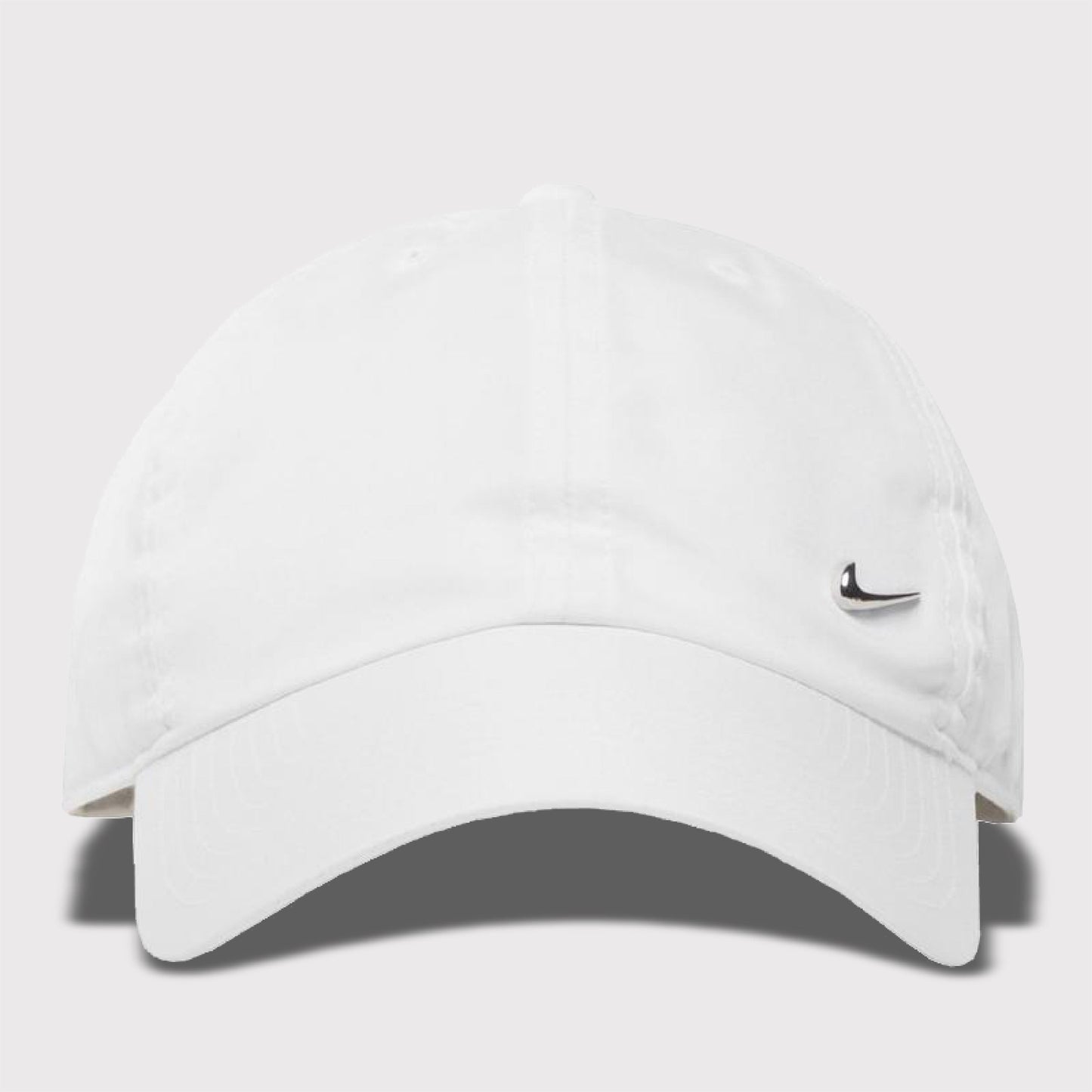Nike Unisex Heritage 86 Metal Swoosh Sport Cap White