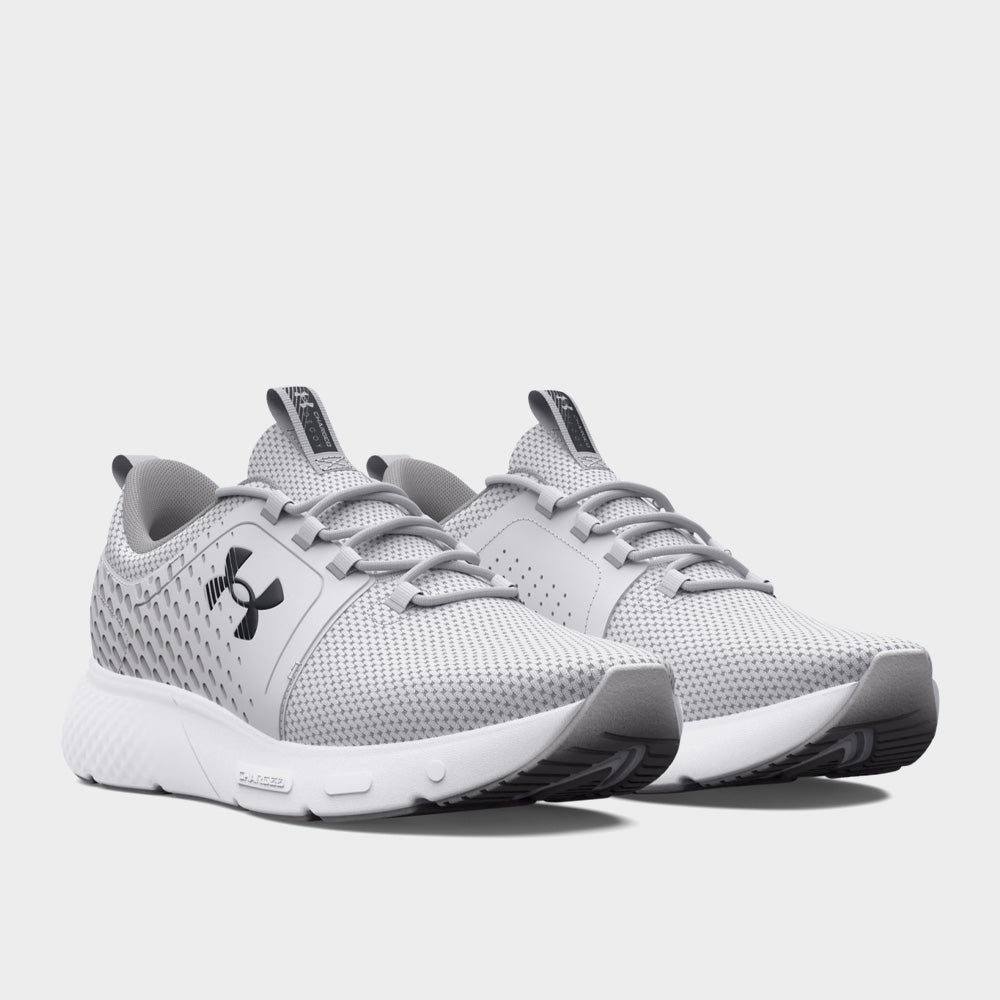Under Armour Mens Charged Decoy Performance Running White/white _ 1736