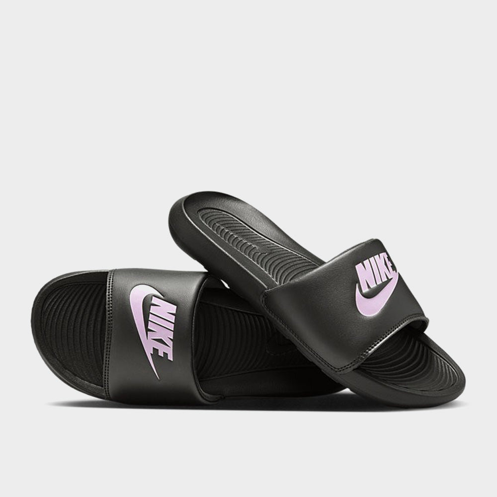 Nike Womens Victori One Slide Black Pink 173865 Black Tekkie Town