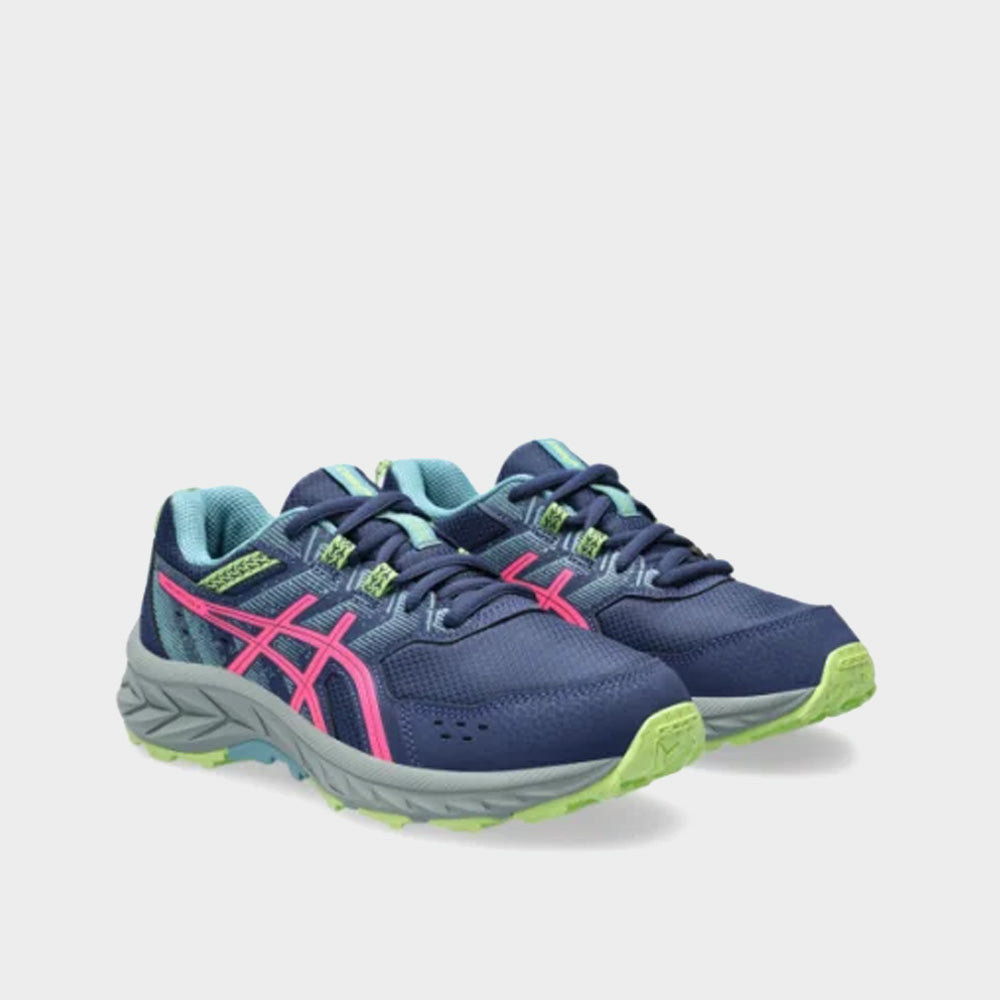 Asics Youth PrE-Venture 9 Gs Trail Running Blue/pink _ 173925 _ Blue