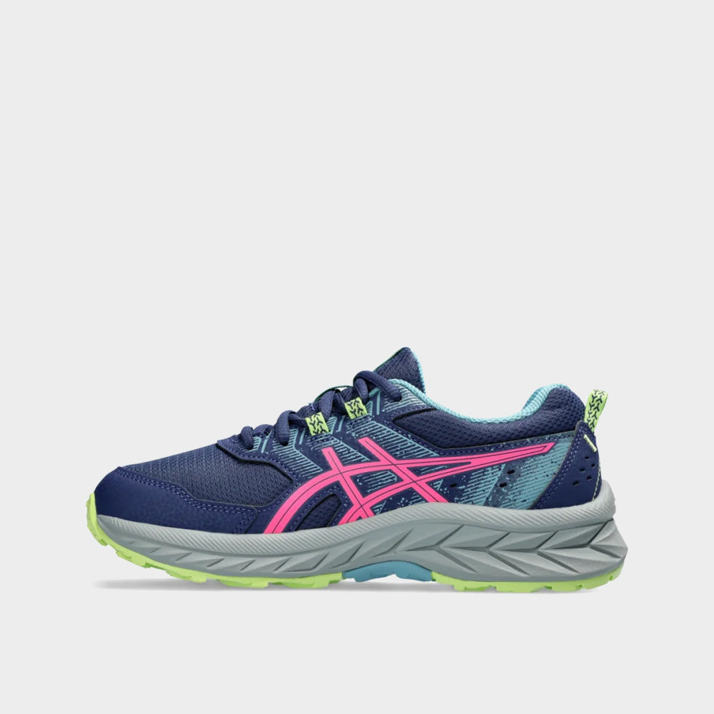 Asics Youth PrE-Venture 9 Gs Trail Running Blue/pink _ 173925 _ Blue