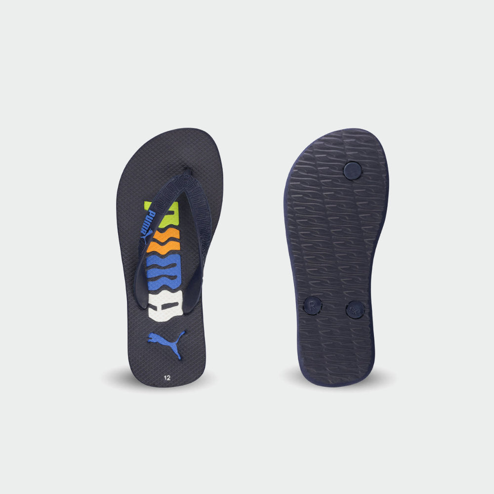 Puma Kids Round Flip Scribble Blue
