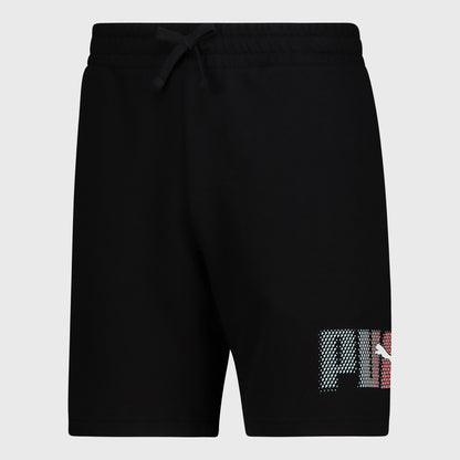 PUMA MENS Essential Logo Lab Shorts BLACK