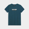 Code Mens Slant Small Font Tee Green