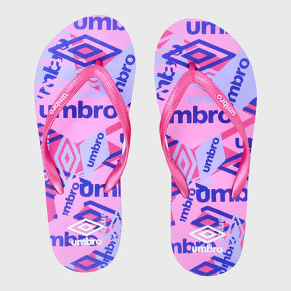 Umbro Womens Multi Thong Sandals Pink