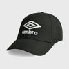 Umbro Unisex Fitted Peak Cap Black