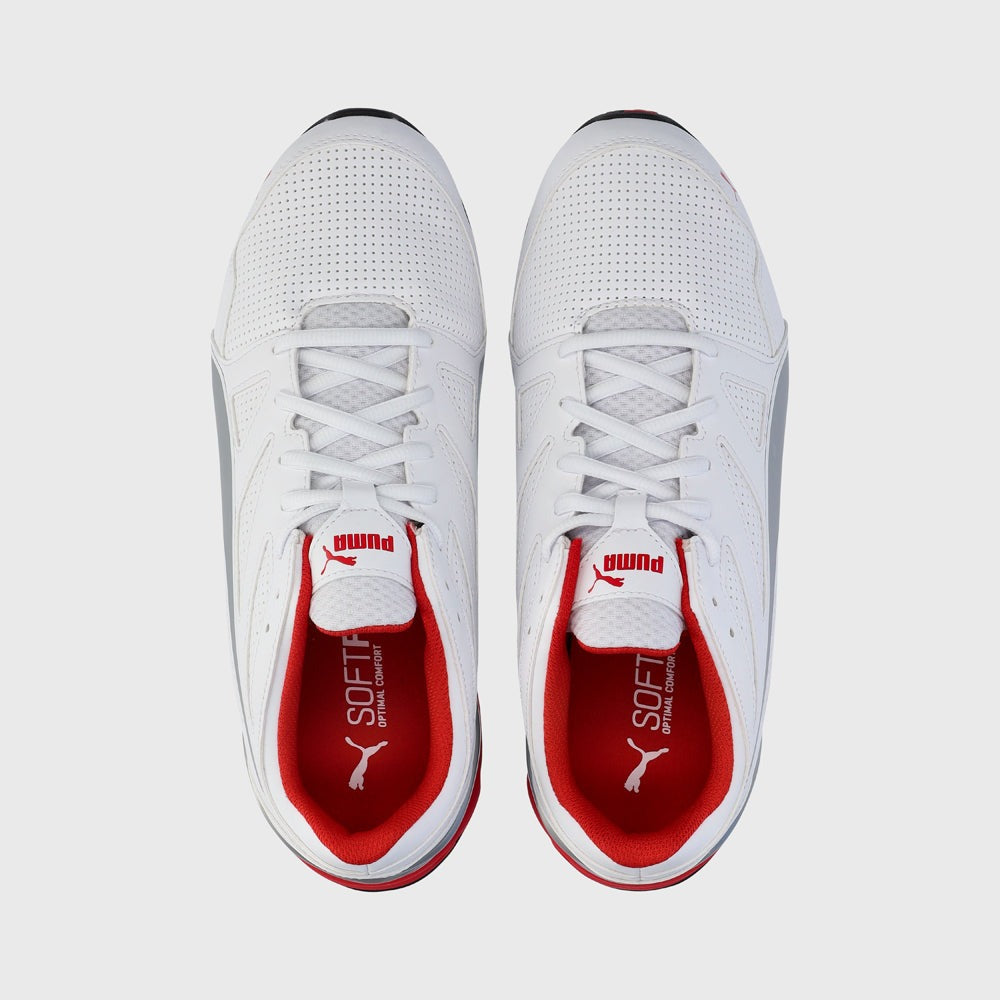 Puma Mens Tazon Lifestyle Sneaker White/Multi _ 180114 _ White