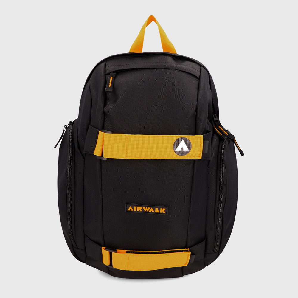 Airwalk Ny Skate Backpack Black/Yellow