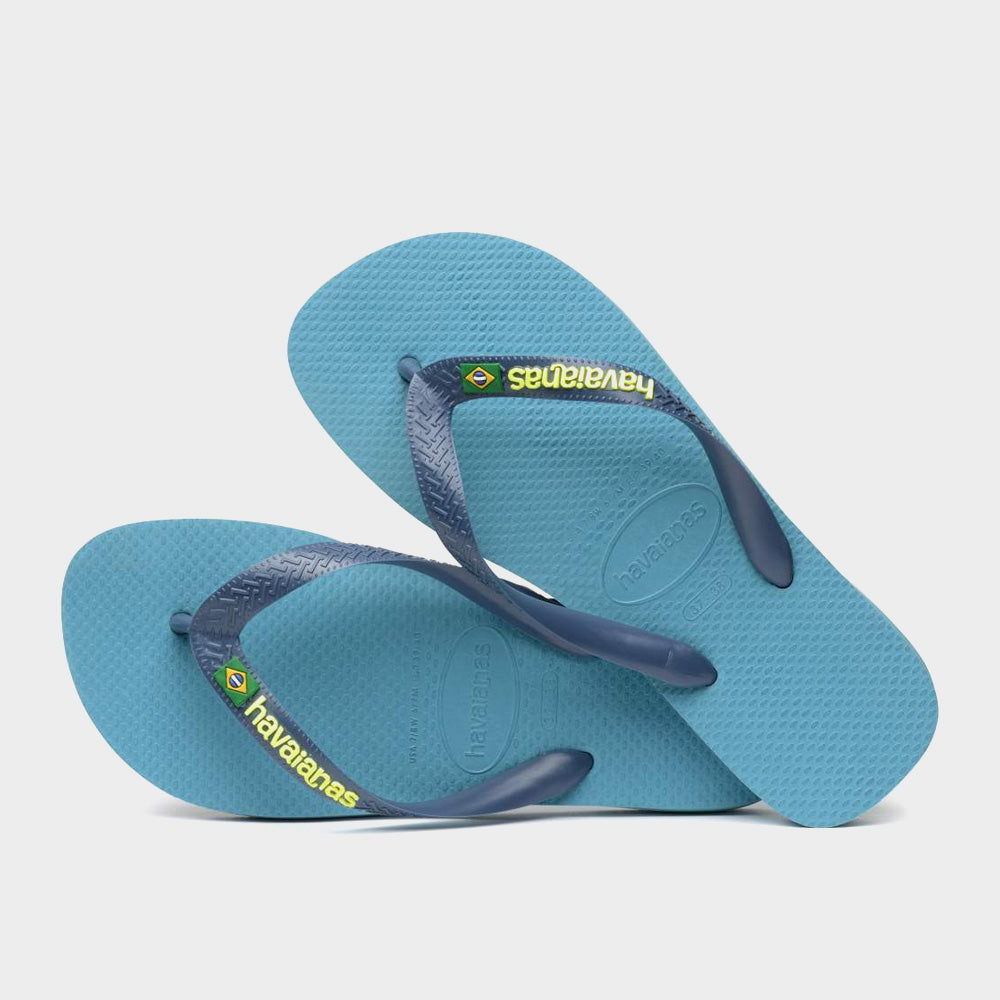 Havaianas Unisex Brazil Logo Thongs Blue/Multi _ 180496 _ Blue