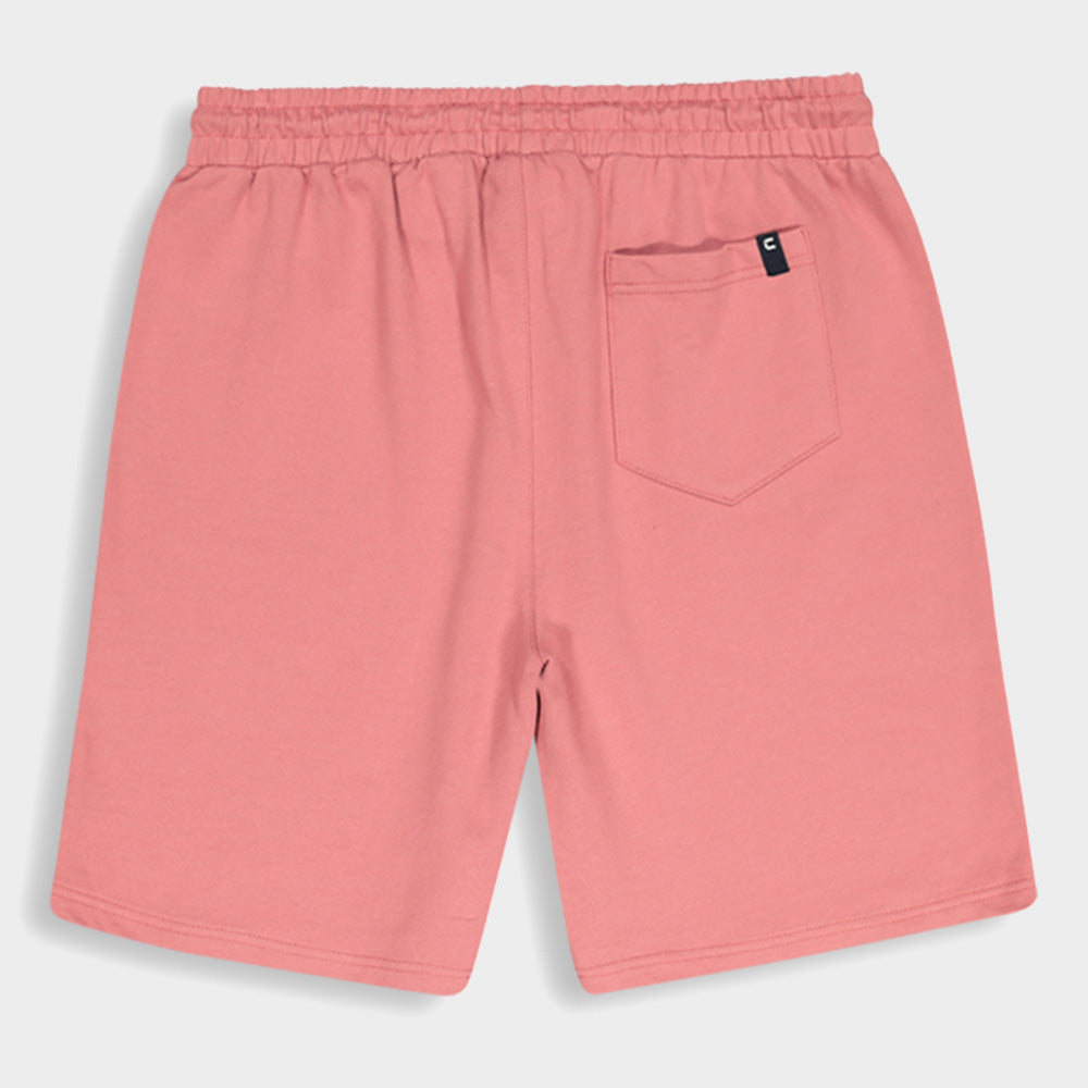 Mens pink sale fleece shorts