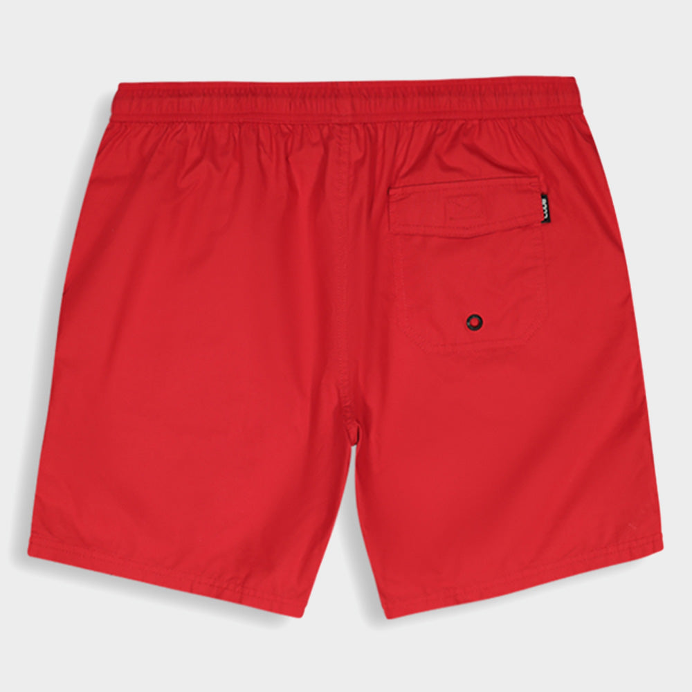 Code M Hearts Pool Short _ 180602 _ Red