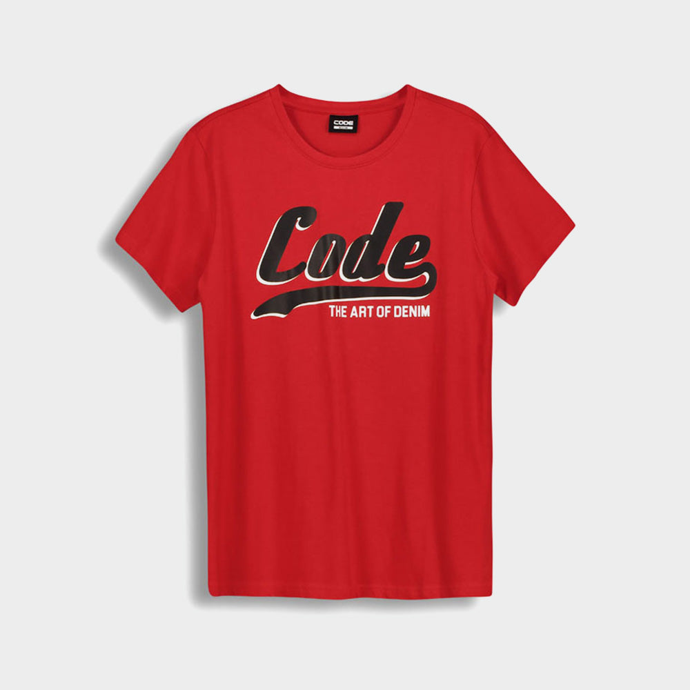 Code Mens Swoosh Graphic Tee Red _ 180699 _ Red