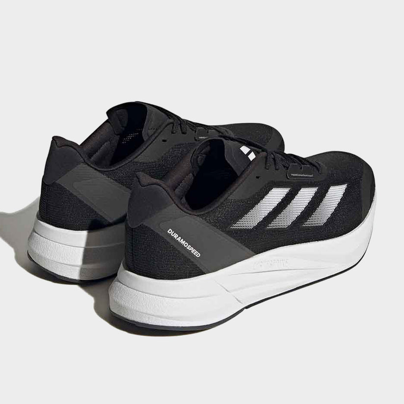 Adidas Mens Duramo Speed Performance Running Black White _ 180773 _ Bl ...