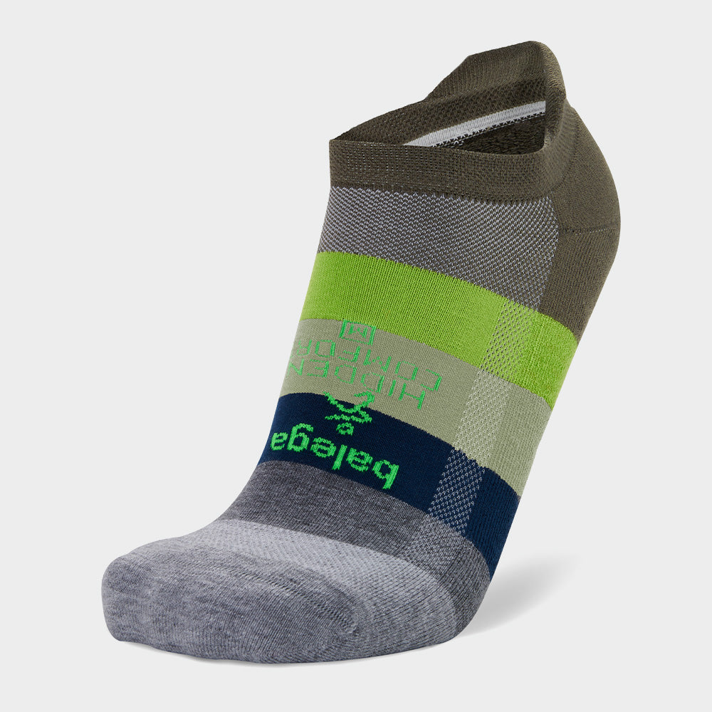 Hidden Confort Running Sock _ 180797 _ Grey
