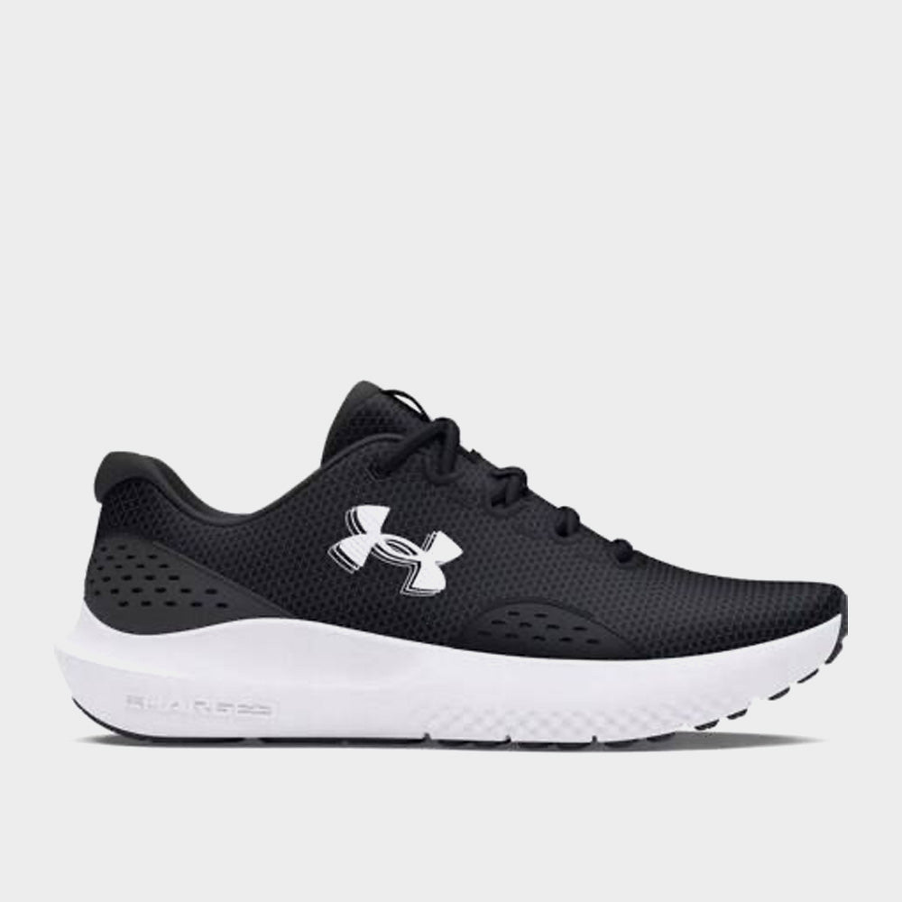 Under Armour Mens Charged Surge 4 Running Black/white _ 180851 _ Black