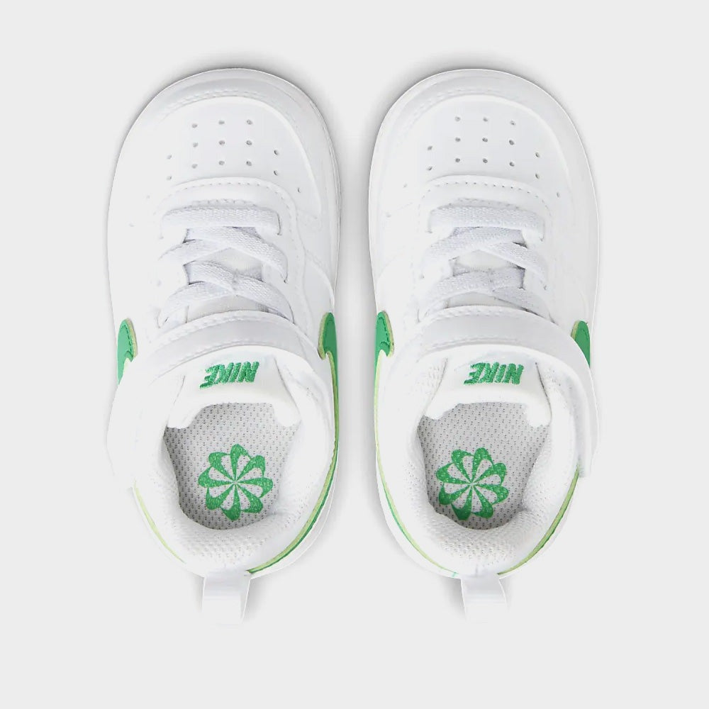Nike Infants Court Borough Low Recraft Sneaker White/green _ 180900 _ White