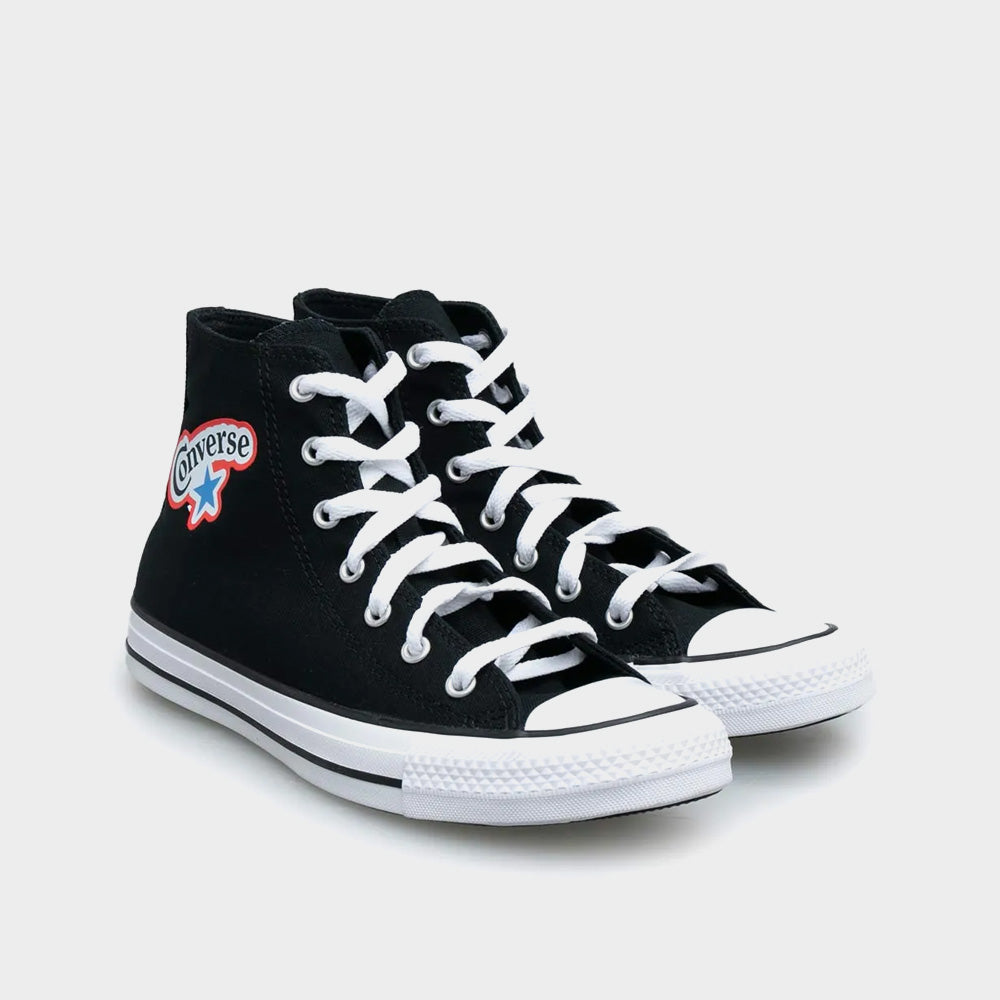 Converse Youth Chuck Taylor All Star Stickers Sneakers Black/Multi _ 181079 _ Black