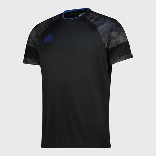 Umbro Mens Pro Training Graphic Sleeve Jersey Black/Blue _ 181264 _ Black