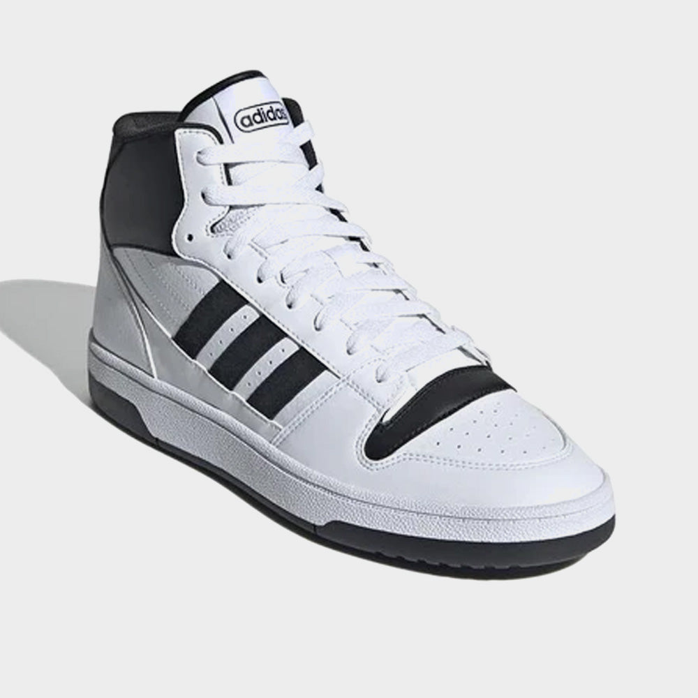 Adidas Mens Break Start Mid Sneaker White/Black _ 181327 _ White