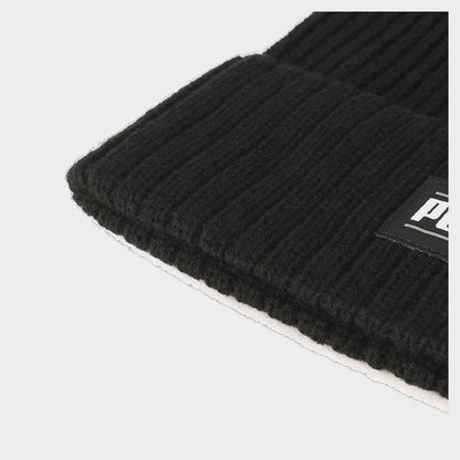 Puma Unisex Ribbed Classic Cuff Beanie Black