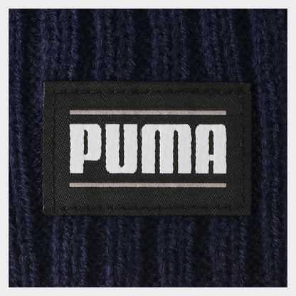 Puma Ribbed Classic Cuff Beanie Blue