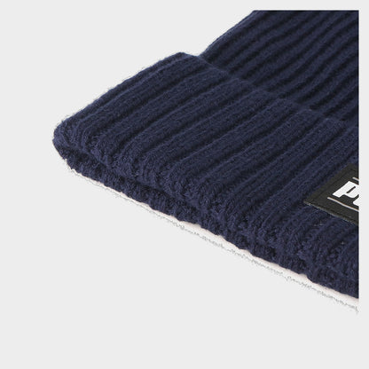 Puma Ribbed Classic Cuff Beanie Blue