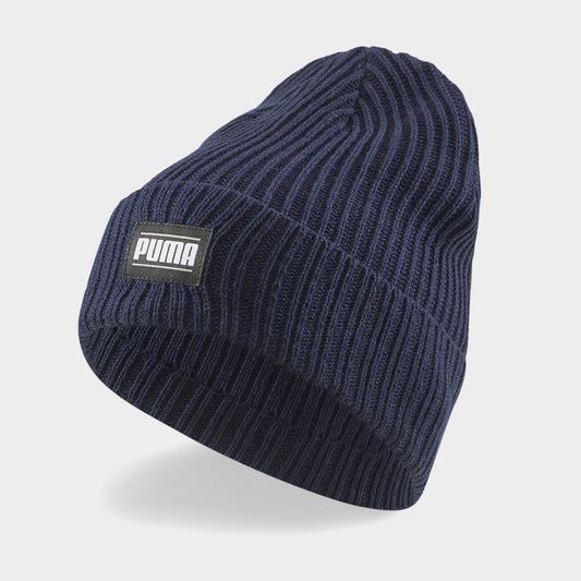 Puma Ribbed Classic Cuff Beanie Blue