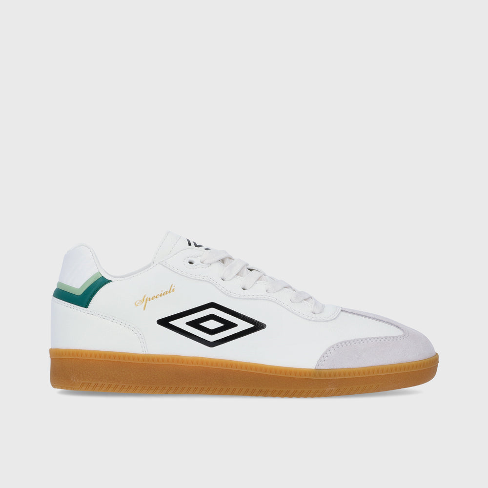 Umbro Mens Speciali Terrace Sneaker White/green _ 181407 _ White