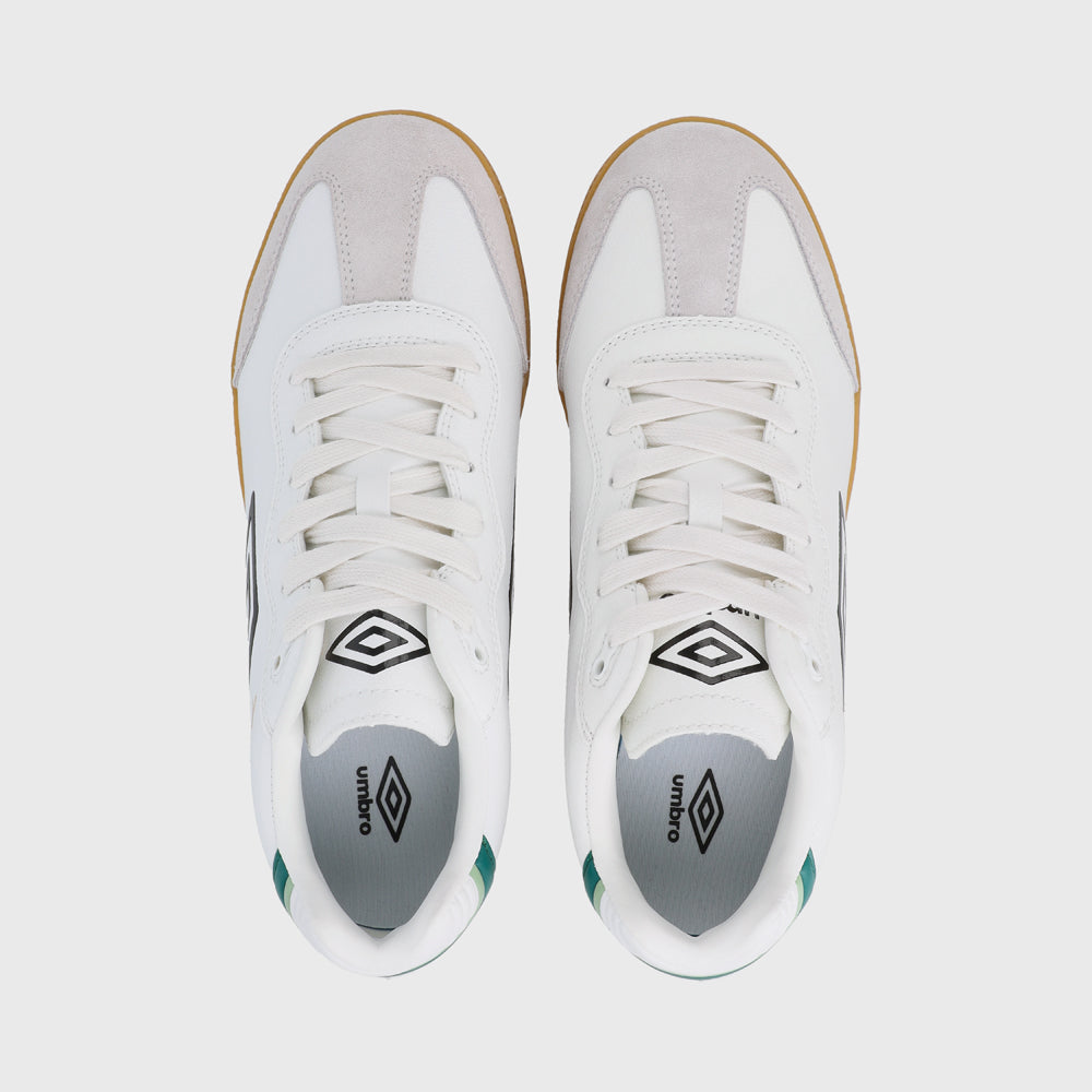 Umbro Mens Speciali Terrace Sneaker White/green _ 181407 _ White